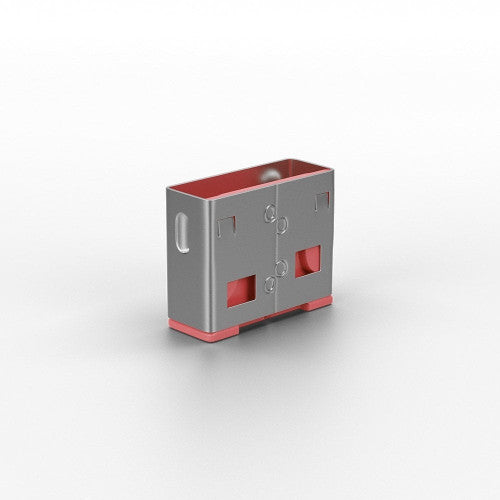 Lindy USB Type A Port Blocker 10 Pack (No Key) Pink