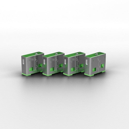 Lindy USB Type A Port Blocker 10 Pack (No Key) Green