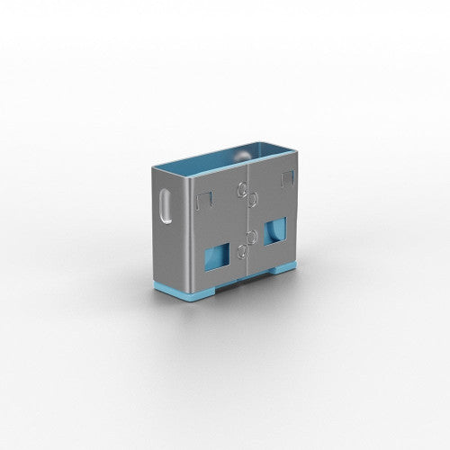 Lindy USB Type A Port Blocker 10 Pack (No Key) Blue
