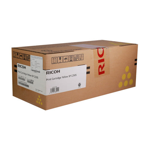 Ricoh 407550 SPC250 Toner Cartridge Yellow 1600 Pages