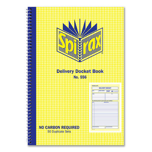 Spirax Carbonless Delivery Book A6 50 Duplicate Sets