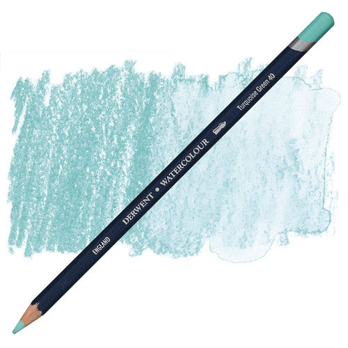 Derwent Watercolour Pencil Turquoise Green Box of 6