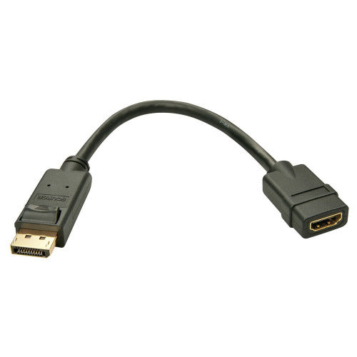 Lindy DisplayPort 1.1 to HDMI 1.3 Converter DisplayPort Male to HDMI Female