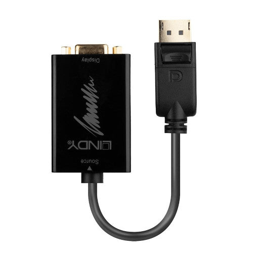 Lindy DisplayPort 1.2 to VGA Active Converter DisplayPort Male to VGA Female