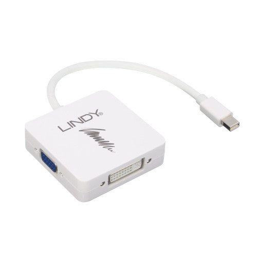 Lindy Mini DisplayPort 1.2 to HDMI VGA and DVI Converter