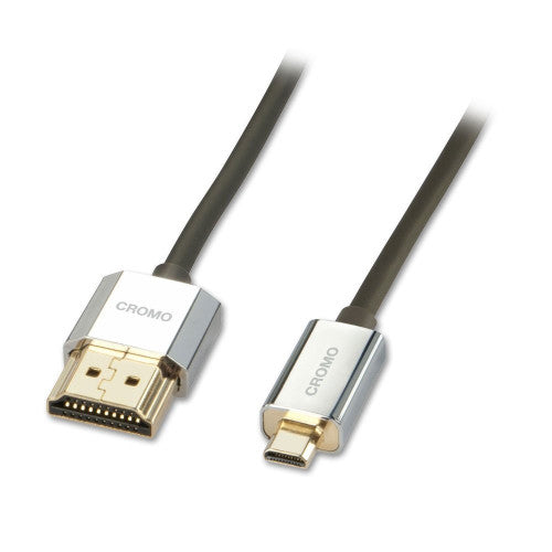 Lindy 4.5m Active Slim HDMI to Micro HDMI Cable Cromo Line