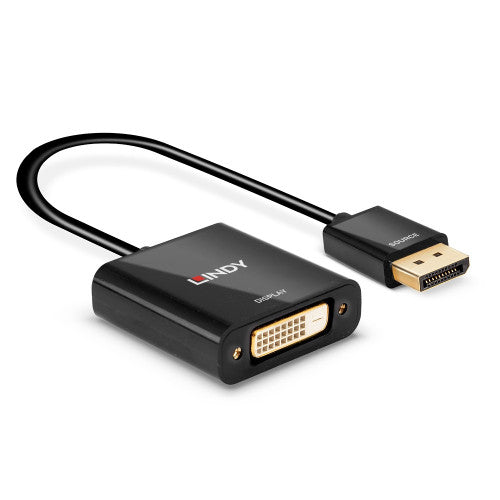 Lindy DisplayPort to DVI Converter DisplayPort Male to DVI-D Female