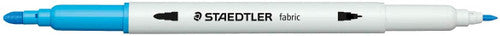 Staedtler 3190 TB12 Double-Ended Fabric Markers Wallet of 12 Assorted Colours