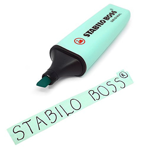Stabilo Boss Original Pastel Highlighter Box of 10 Touch of Turquoise