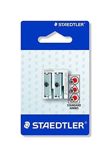 Staedtler Double Hole Metal Sharpener 10 Blistercards 510 20 BK1