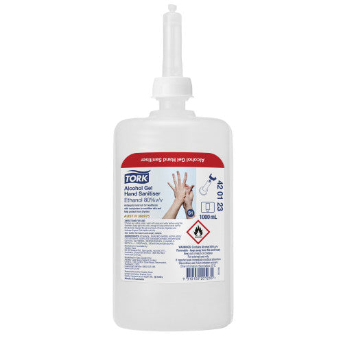 Tork Alcohol Gel Hand Sanitiser S1 Transparent 1000ml