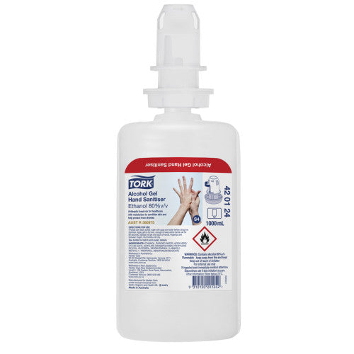 Tork Alcohol Gel Hand Sanitiser S4 Transparent 1000ml