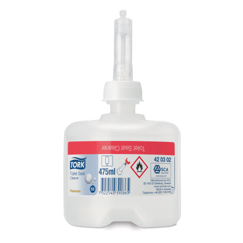 Tork Toilet Seat Cleaner S2 475ml Carton of 8