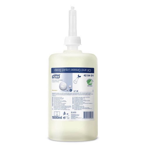 Tork Oil and Grease Liquid Soap S1 Transparent 1000ml Carton of 6