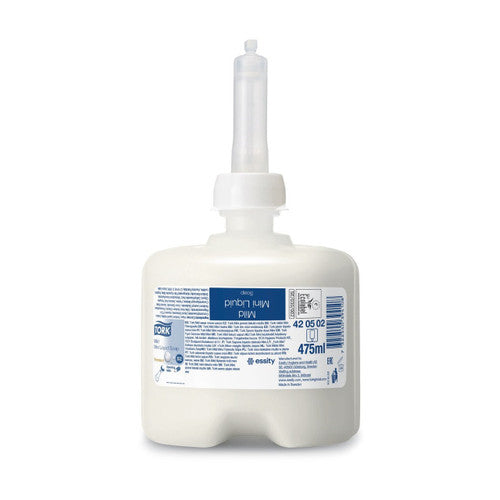 Tork Mild Mini Liquid Soap S2 Cream 475ml Carton of 8