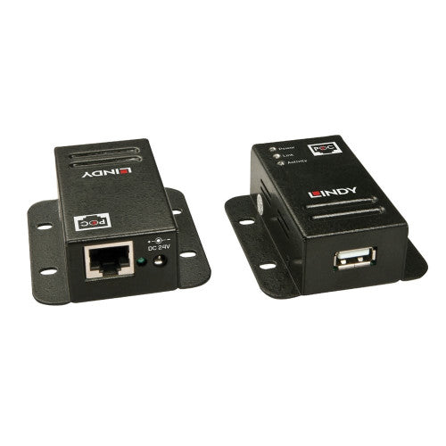 Lindy 50m Cat6 USB 2.0 Extender with Power Over Cat6