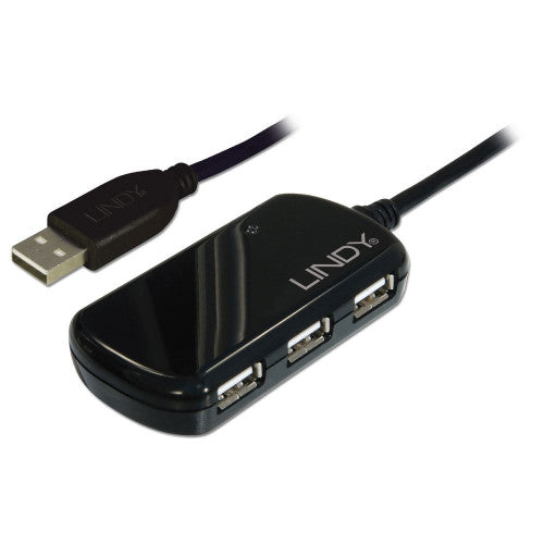 Lindy 8m USB 2.0 Active Extension Pro 4 Port Hub