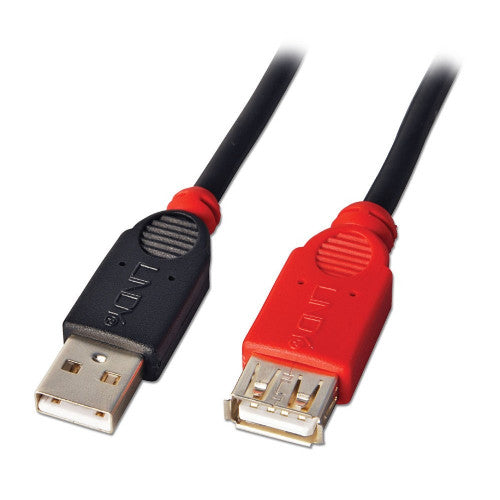 Lindy 5m USB 2.0 Active Extension Cable Type A Male to Female