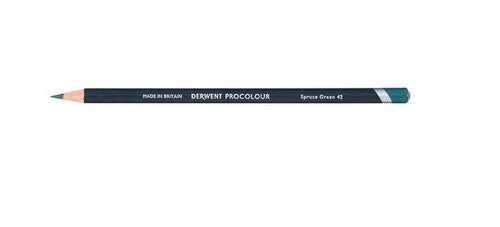 Derwent Procolour Pencil Spruce Green Box of 6