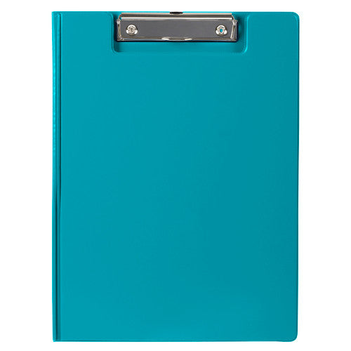 Marbig Clipfolder Polypropylene A4 Summer Colours Blue Box of 6