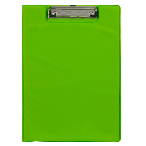 Marbig Clipfolder Polypropylene A4 Summer Colours Lime