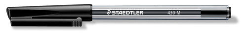 Staedtler 430MA9CP50 Stick 430 Ballpoint Pen Medium Black Cup of 50