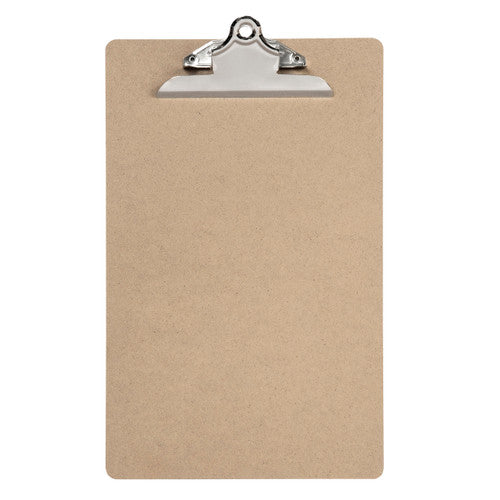 Marbig Professional Clipboard Masonite Foolscap Brown