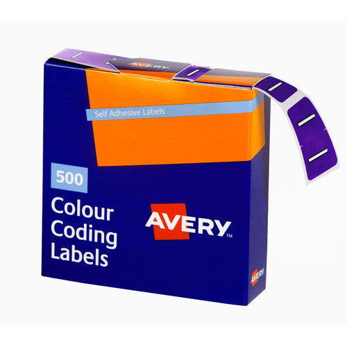 Avery Alphabetical I Side Tab Colour Coding Labels 25 x 38mm 500 Box