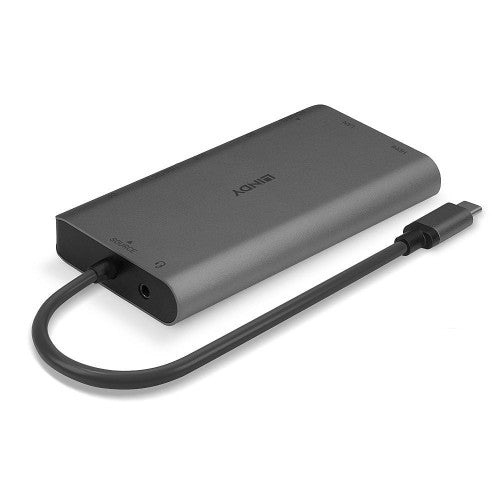 Lindy USB 3.2 Type C Mini Laptop Dock Grey