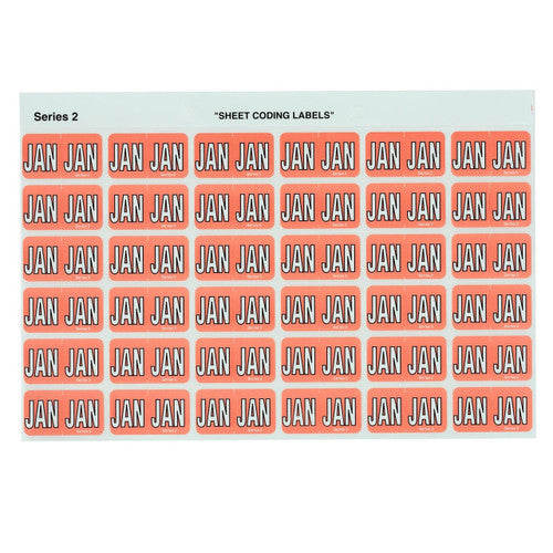 Avery Month JAN Coding Labels 23 x 38mm 180 Pack
