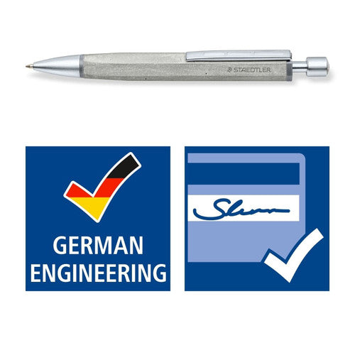 Staedtler 441CONCA9 Concrete Ballpoint Pen Counter Display of 9