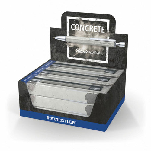 Staedtler 441CONCA9 Concrete Ballpoint Pen Counter Display of 9
