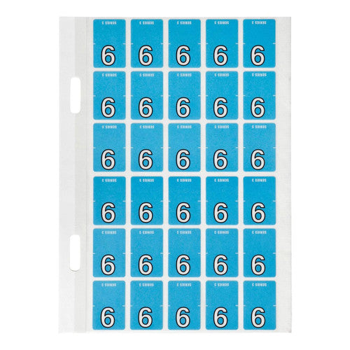 Avery Top Tab Colour Code Labels 6 20 x 30mm 150 Pack
