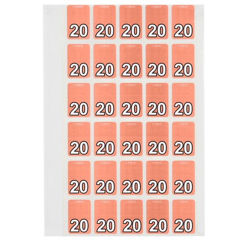 Avery 20 Top Tab Year Code Label 20 x 30mm 150 Pack