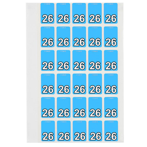 Avery 26 Top Tab Year Code Label 20x30mm 150 Pack