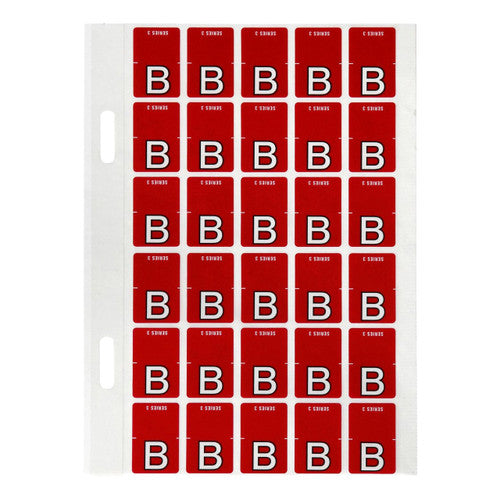 Avery Top Tab Colour Code Labels B 20 x 30mm 150 Pack