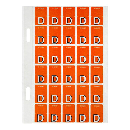 Avery Top Tab Colour Code Labels D 20 x 30mm 150 Pack