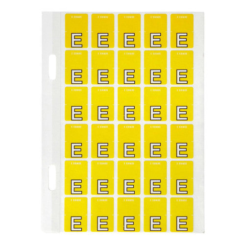 Avery Top Tab Colour Code Labels E 20 x 30mm 150 Pack