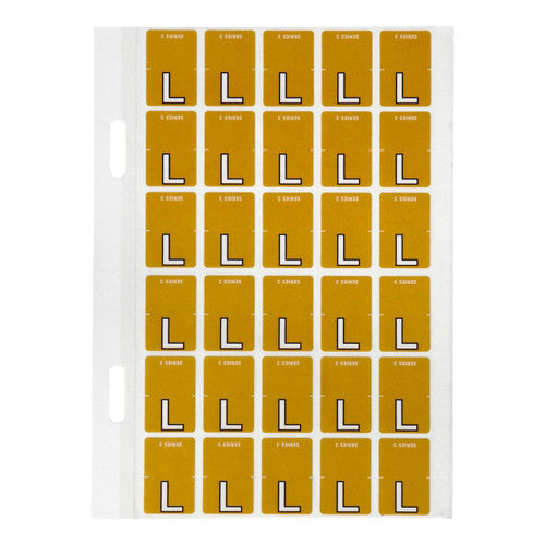 Avery Top Tab Colour Code Labels L 20 x 30mm 150 Pack