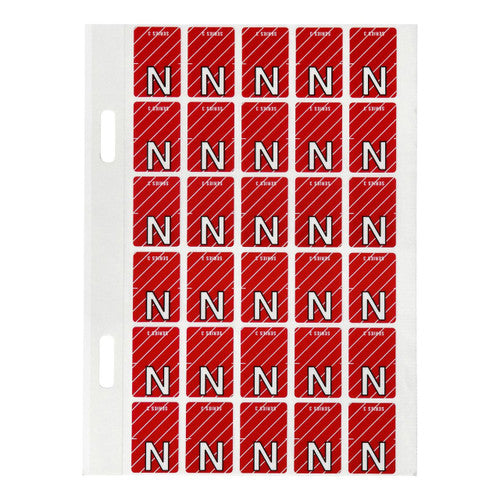 Avery Top Tab Colour Code Labels N 20 x 30mm 150 Pack