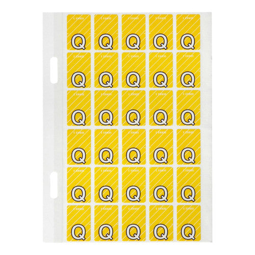 Avery Top Tab Colour Code Labels Q 20 x 30mm 150 Pack