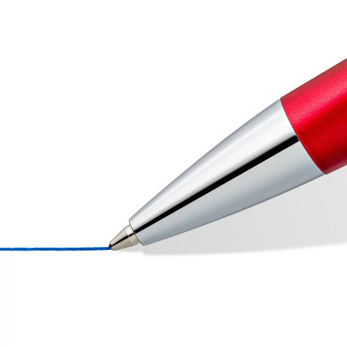 Staedtler 444 M02-3 Triplus Premium Retractable Ballpoint Pen Red