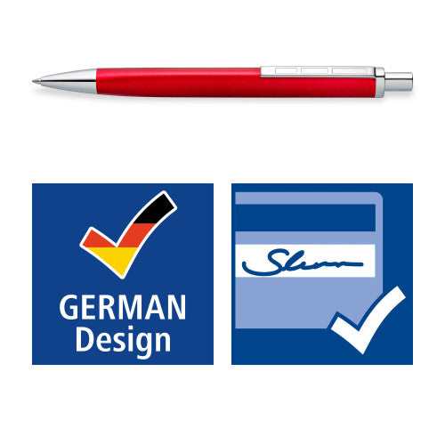 Staedtler 444 M02-3 Triplus Premium Retractable Ballpoint Pen Red