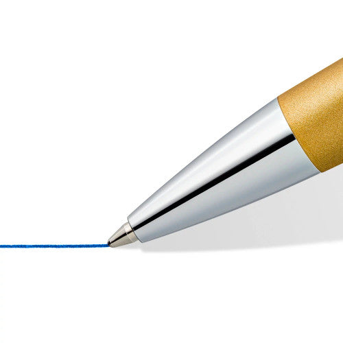 Staedtler 444 M11-3 Triplus Premium Retractable Ballpoint Pen Gold