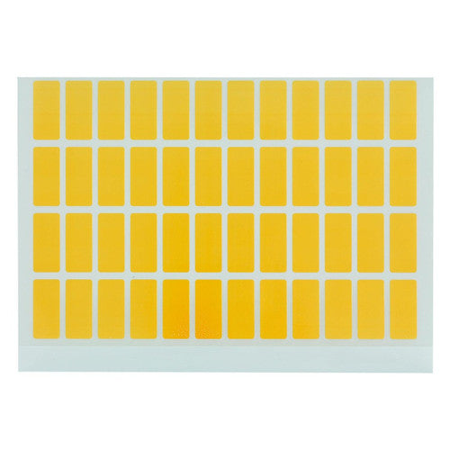 Avery Yellow Block Colour Labels 19 x 42mm 240 Pack