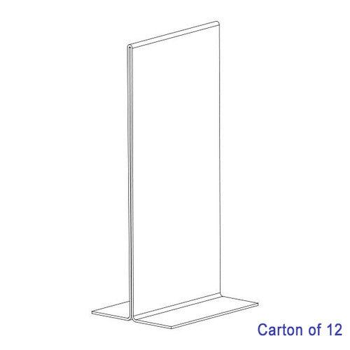 Blueprint Bulk DL Portrait Double Sided Sign Holders Carton of 12