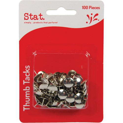 Drawing Pins Silver Pack of 100