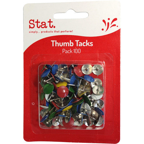 Drawing Pins Assorted Pack of 100