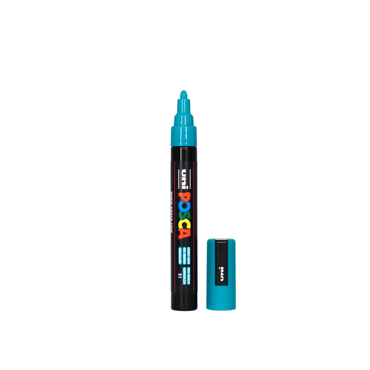 POSCA PC-5M Paint Marker Medium Bullet Tip Emerald Green – water-based paint marker pen