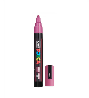 POSCA PC-5M Paint Marker Medium Bullet Tip Raspberry – water-based paint marker pen